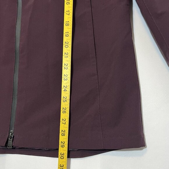 Pendleton Women's Tape Seam Hooded Rain Jacket Purple Medium Outdoor Winter Zip - Picture 8 of 12